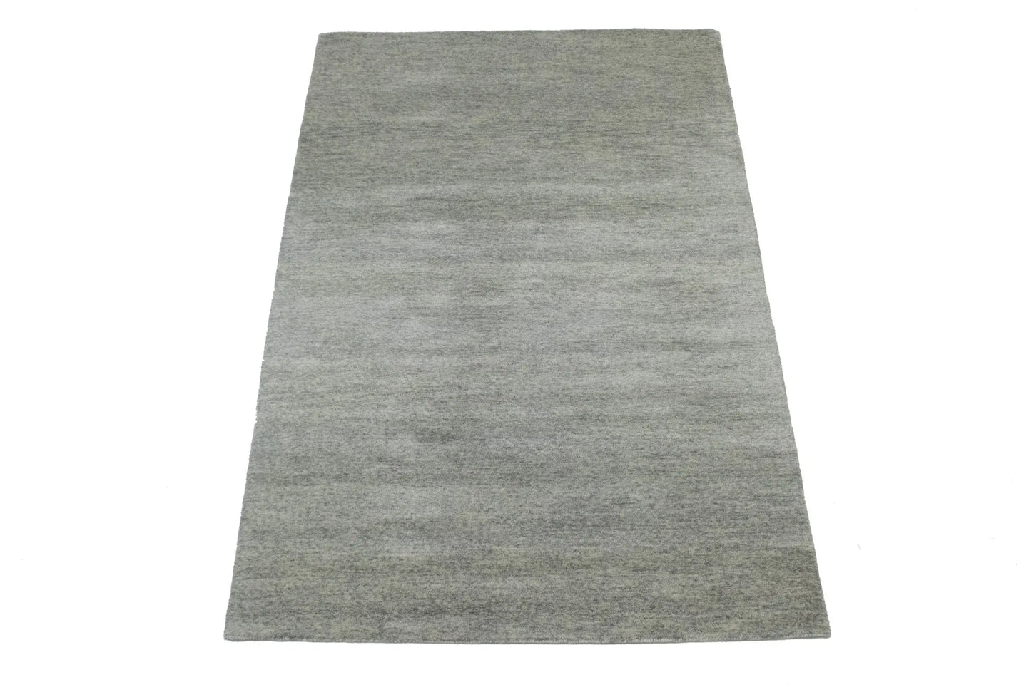 5X8 Ft Hand-Tufted Modern Rug Solid Gray