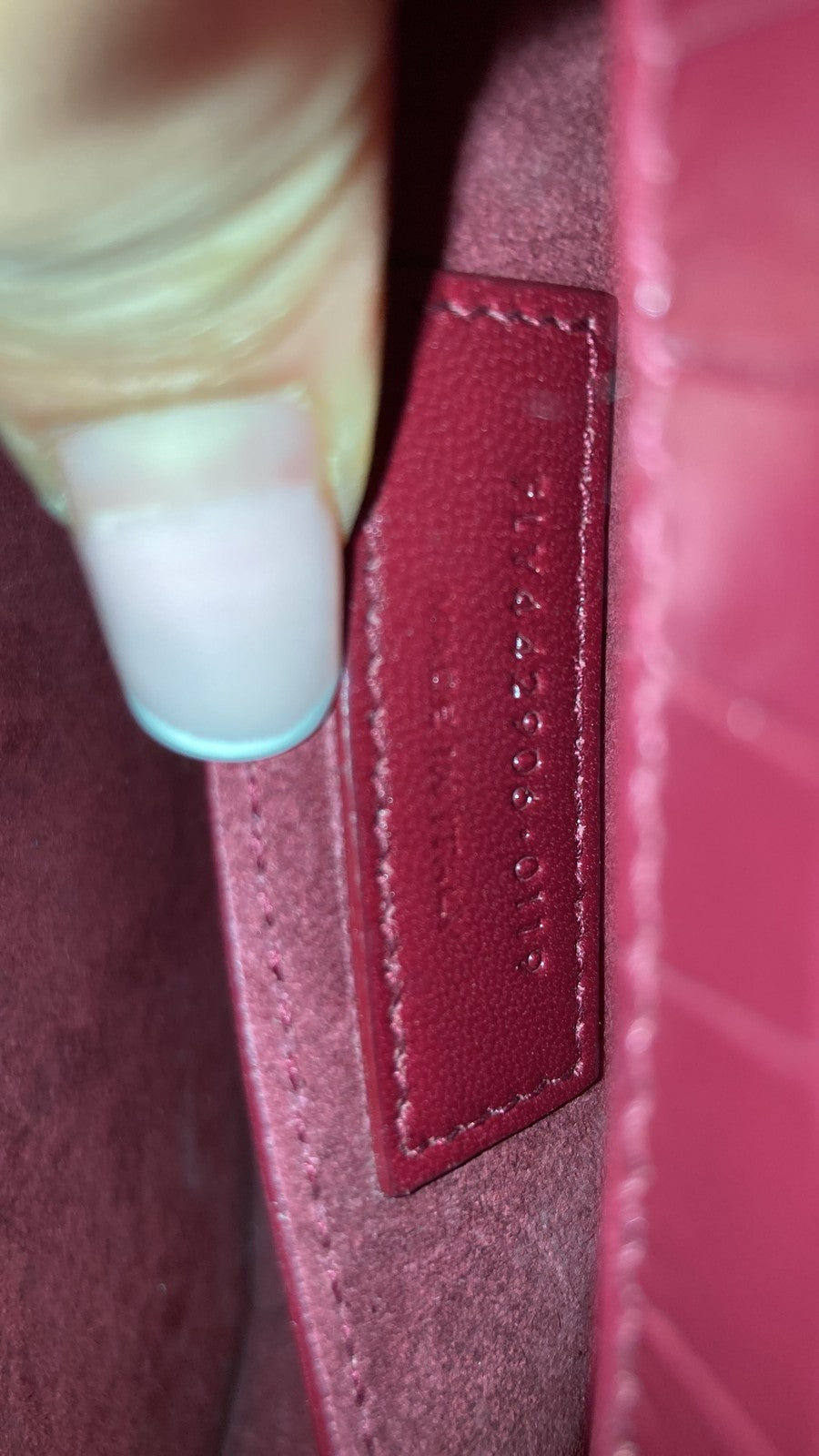 Saint Laurent Sunset Crossbody Bag Crocodile Embossed Leather Medium