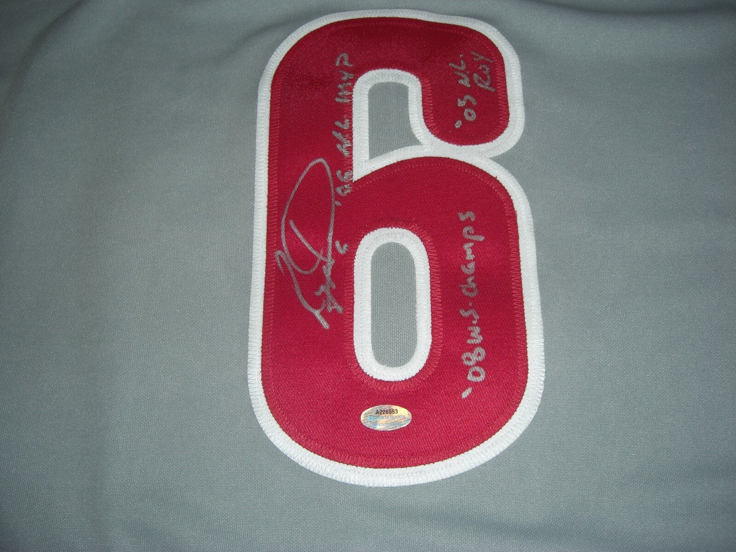 Ryan Howard Philadelphia Phillies 08 Ws Champs,05