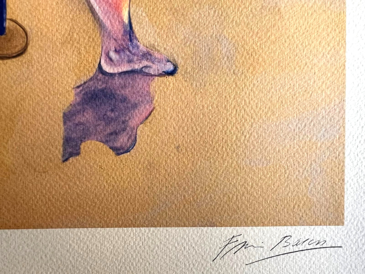 Francis Bacon Lithograph Coa Signed In Pen