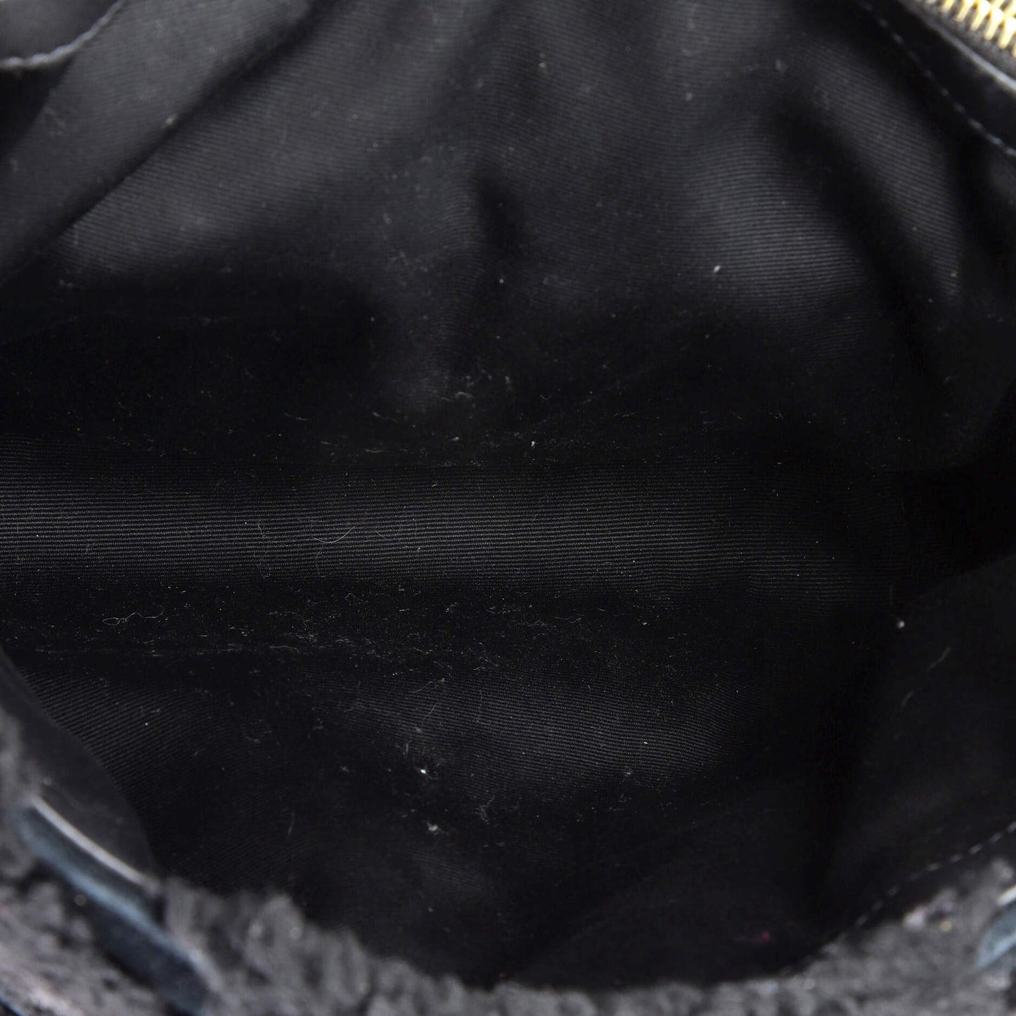 Saint Laurent Loulou Shoulder Bag Matelasse Chevron Shearling Medium