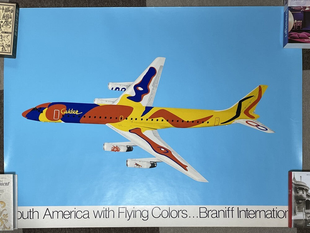 Braniff Airways Alexander Calder Original Vintage