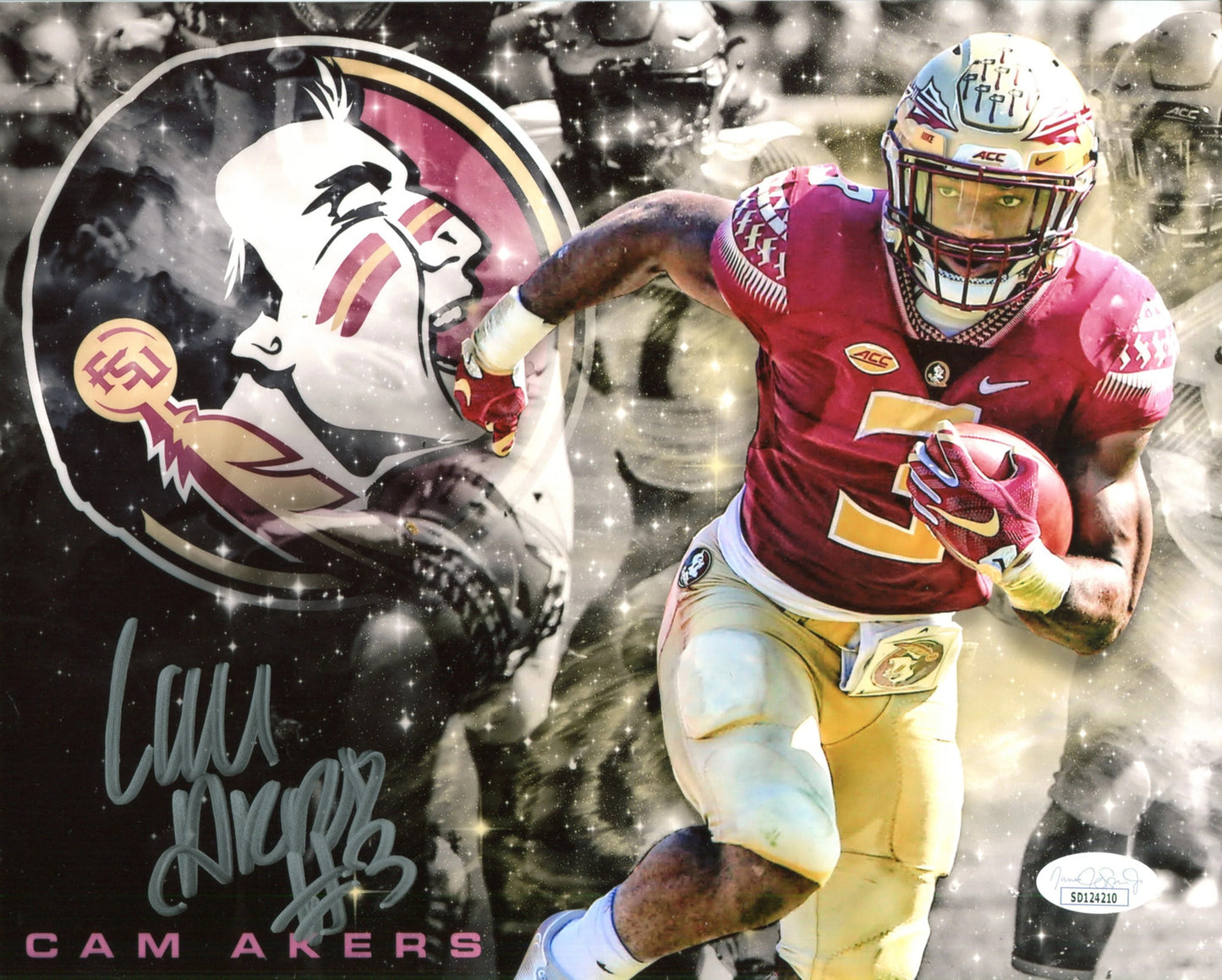 Cam Akers Autographed 8X10 Photo (Jsa)