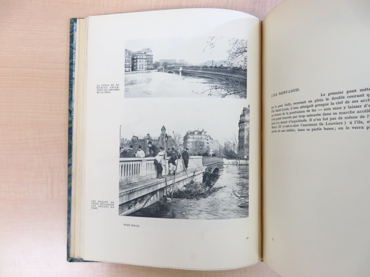 Paris Inonde La Crue De Janvier 1910 Photo Book 1St Edition 1910 Complete French