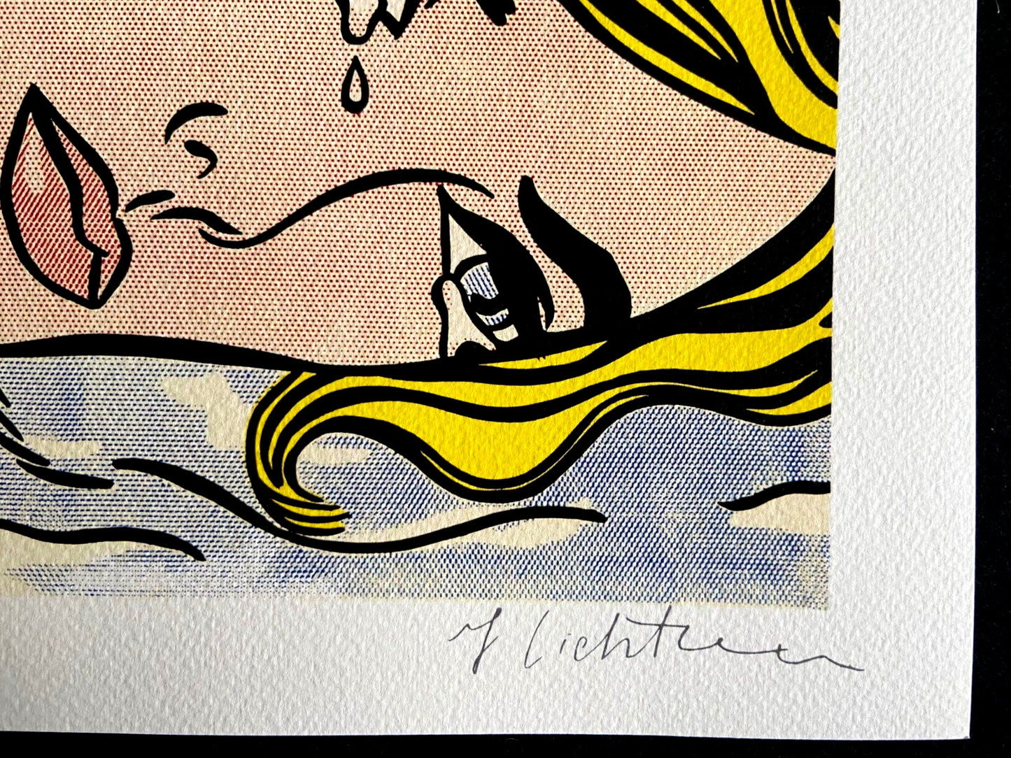 Roy Lichtenstein Lithograph Coa Signed Numbered