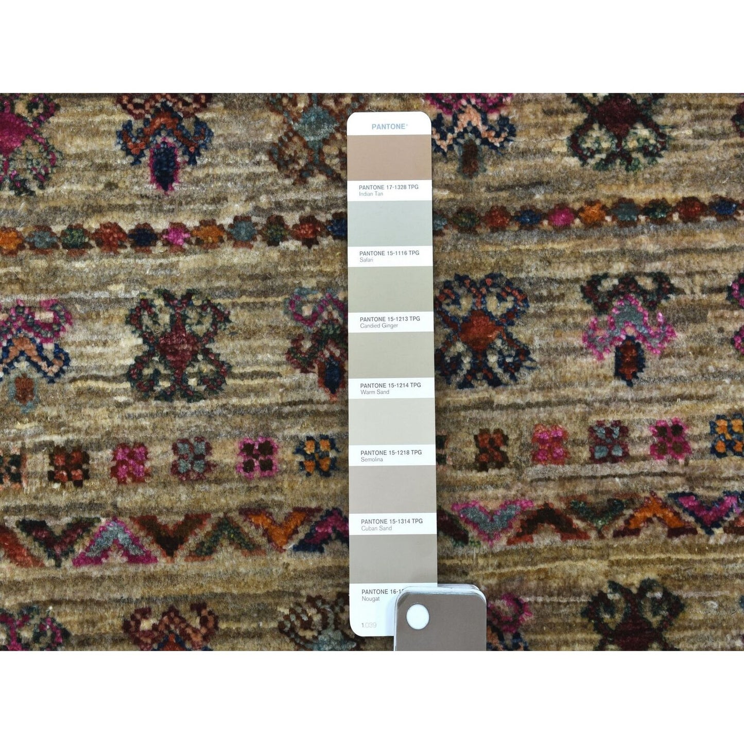 2'9"X7'10" Hand Knotted Beige Super Kazak Khorjin Design Wool Runner Rug