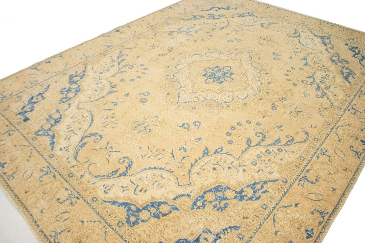 Antique Distressed Oriental Rug 9X12 Ft