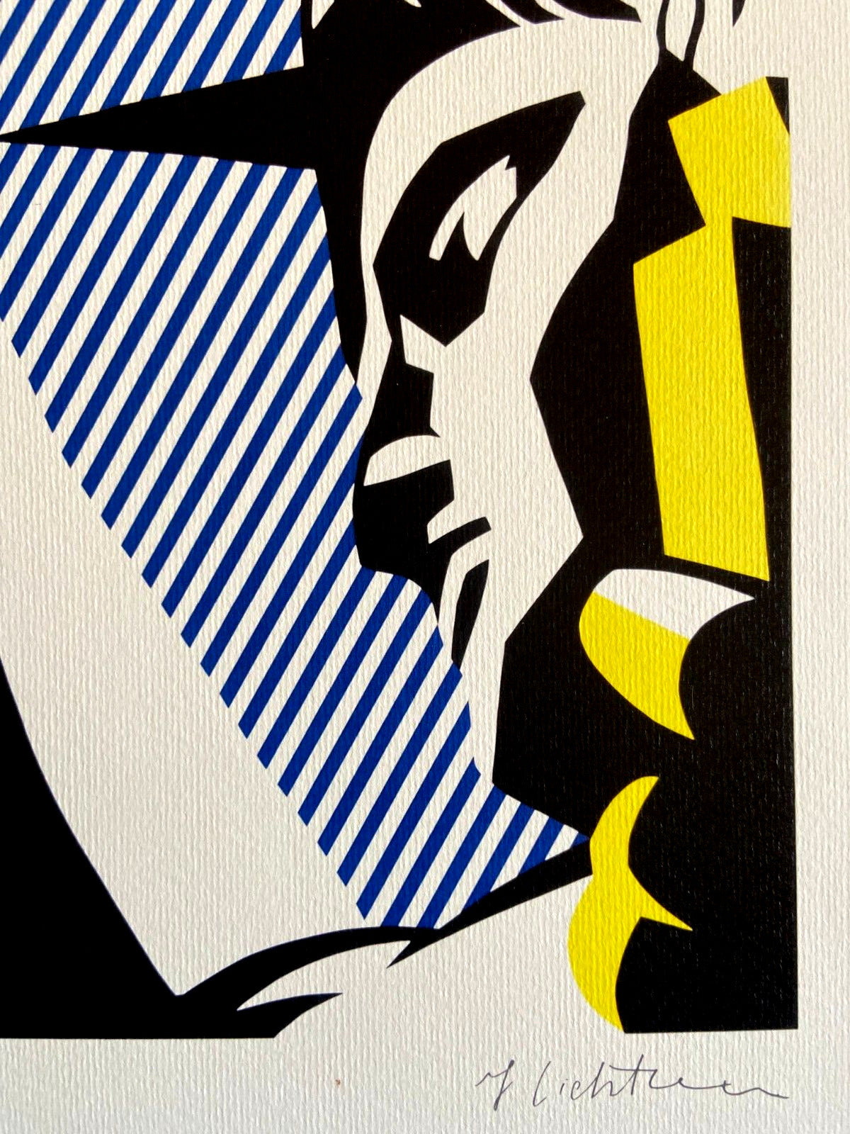 Roy Lichtenstein Lithograph Coa Signed Numbered