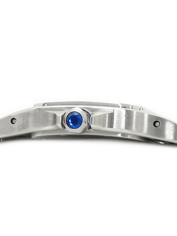 Cartier Santos Galve Sm W20056D6 White Ladies Used Watch #61123