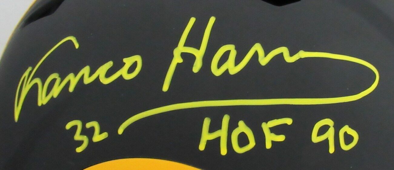 Franco Harris Signed/Insc Steelers Full Size