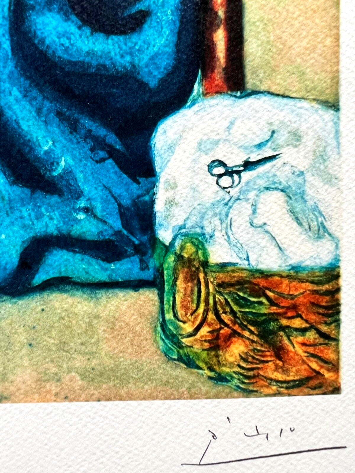 Pablo Picasso Lithograph Signed Coa