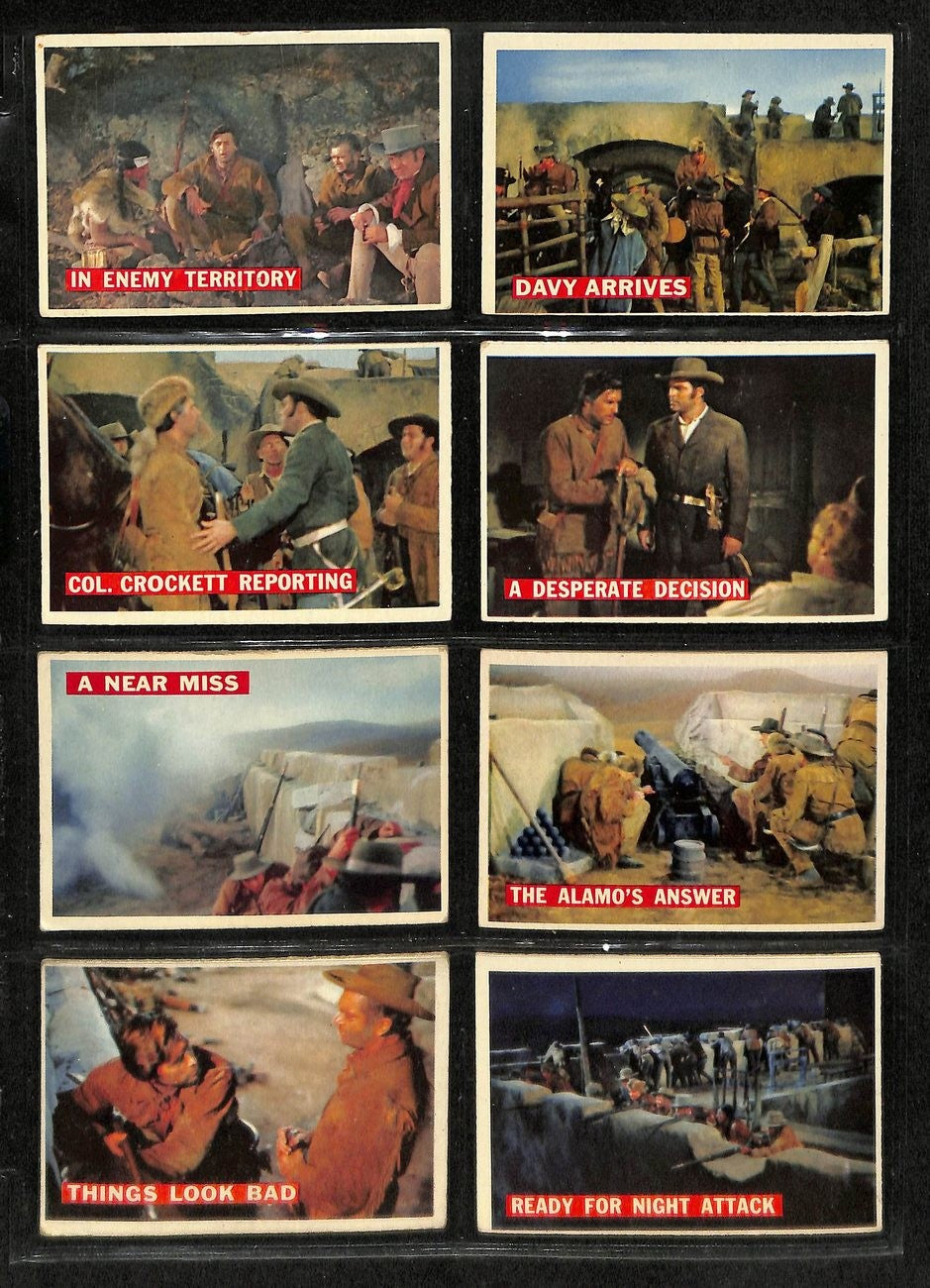 1956 Topps Davy Crockett Card Complete Orange Back Set (1-80) Tv Show 195880