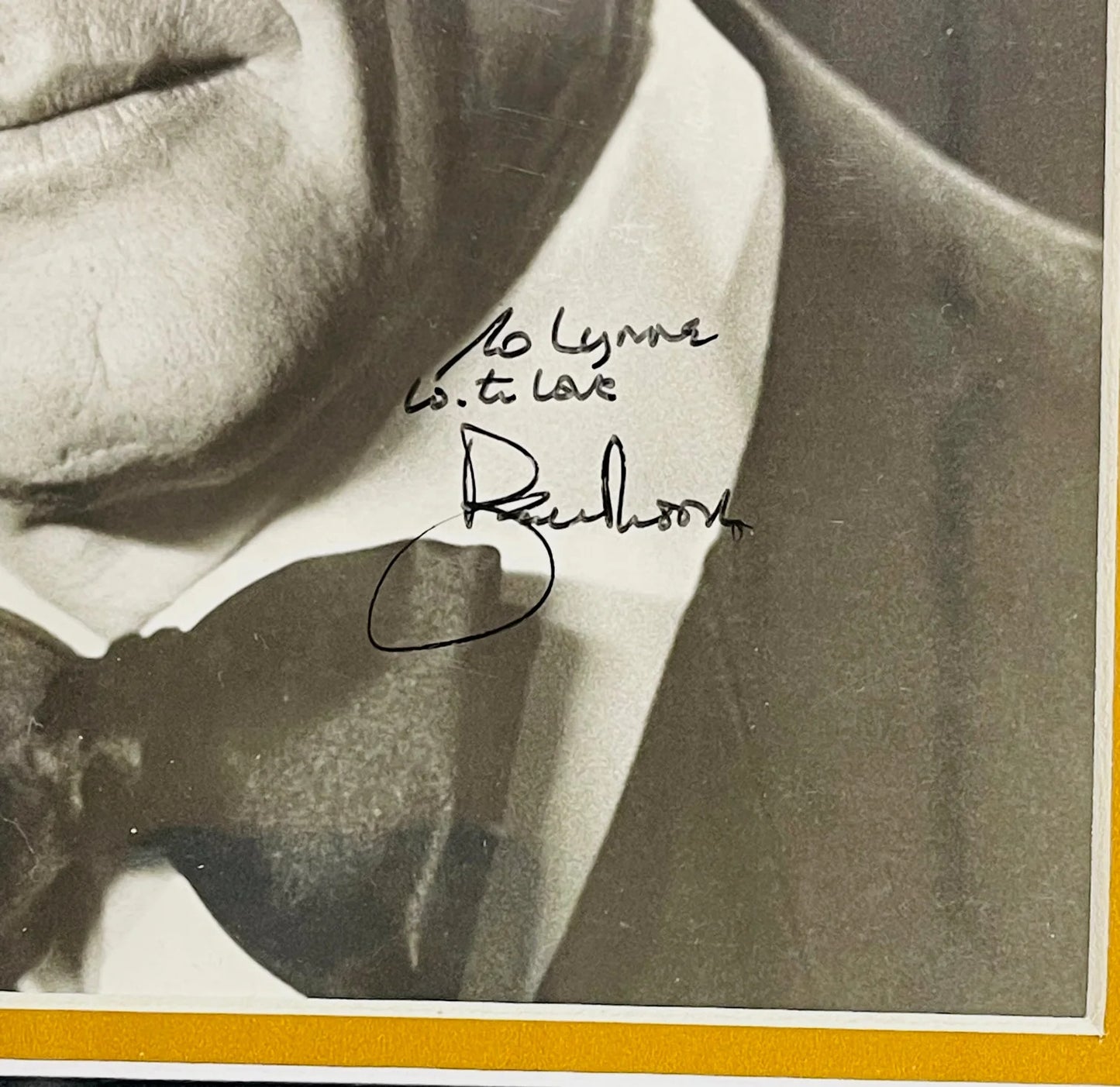 Roger Moore Autographed 8X10 Celebrity Photo Framed (Jsa)