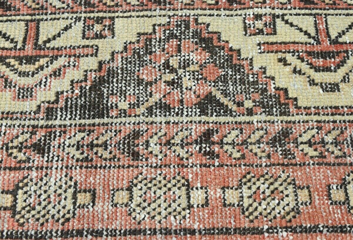 Distressed Antique Tribal Oriental Rug Muted