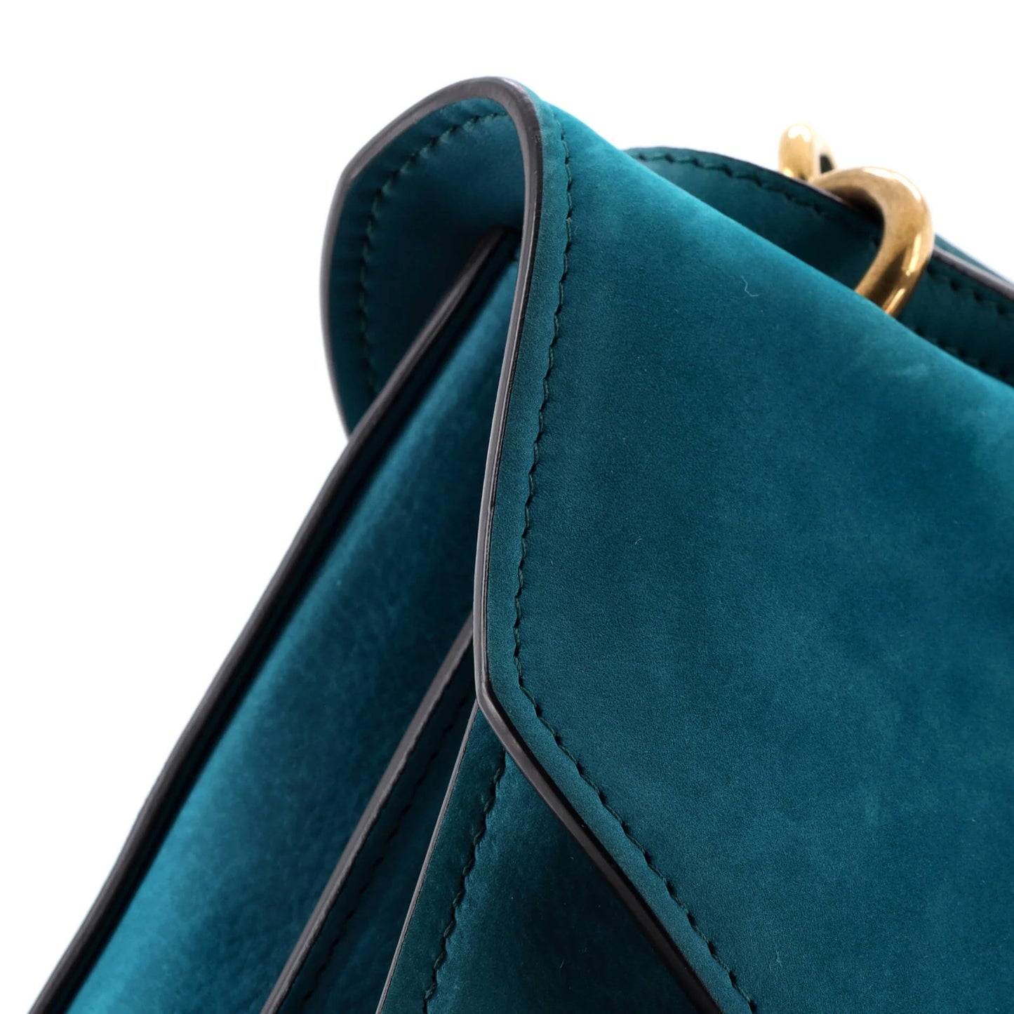 Salvatore Ferragamo Margot Satchel Suede Large