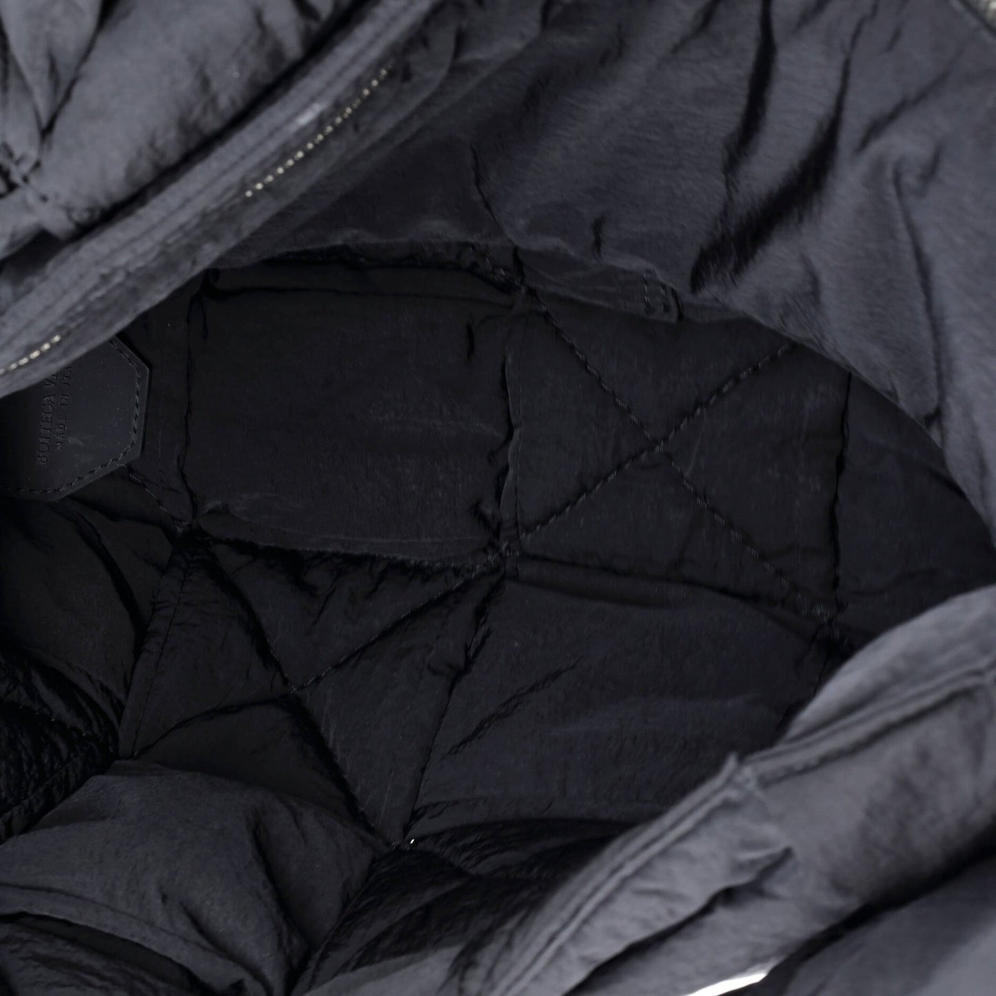 Bottega Veneta Cassette Crossbody Bag Maxi Intrecciato Nylon Large