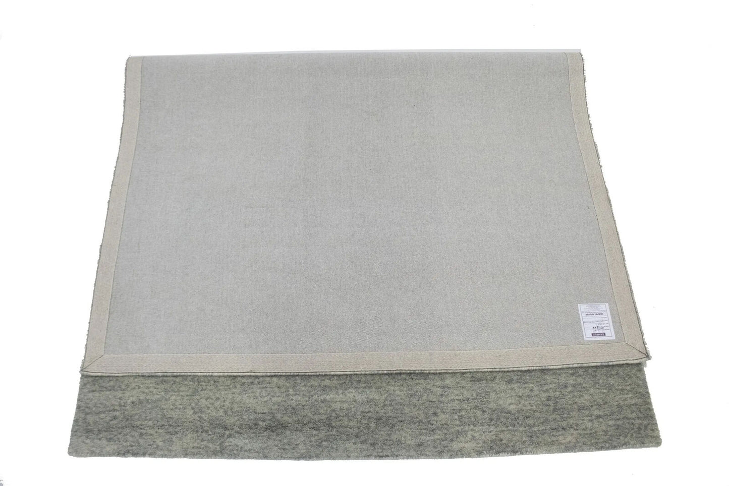 5X8 Ft Hand-Tufted Modern Rug Solid Gray