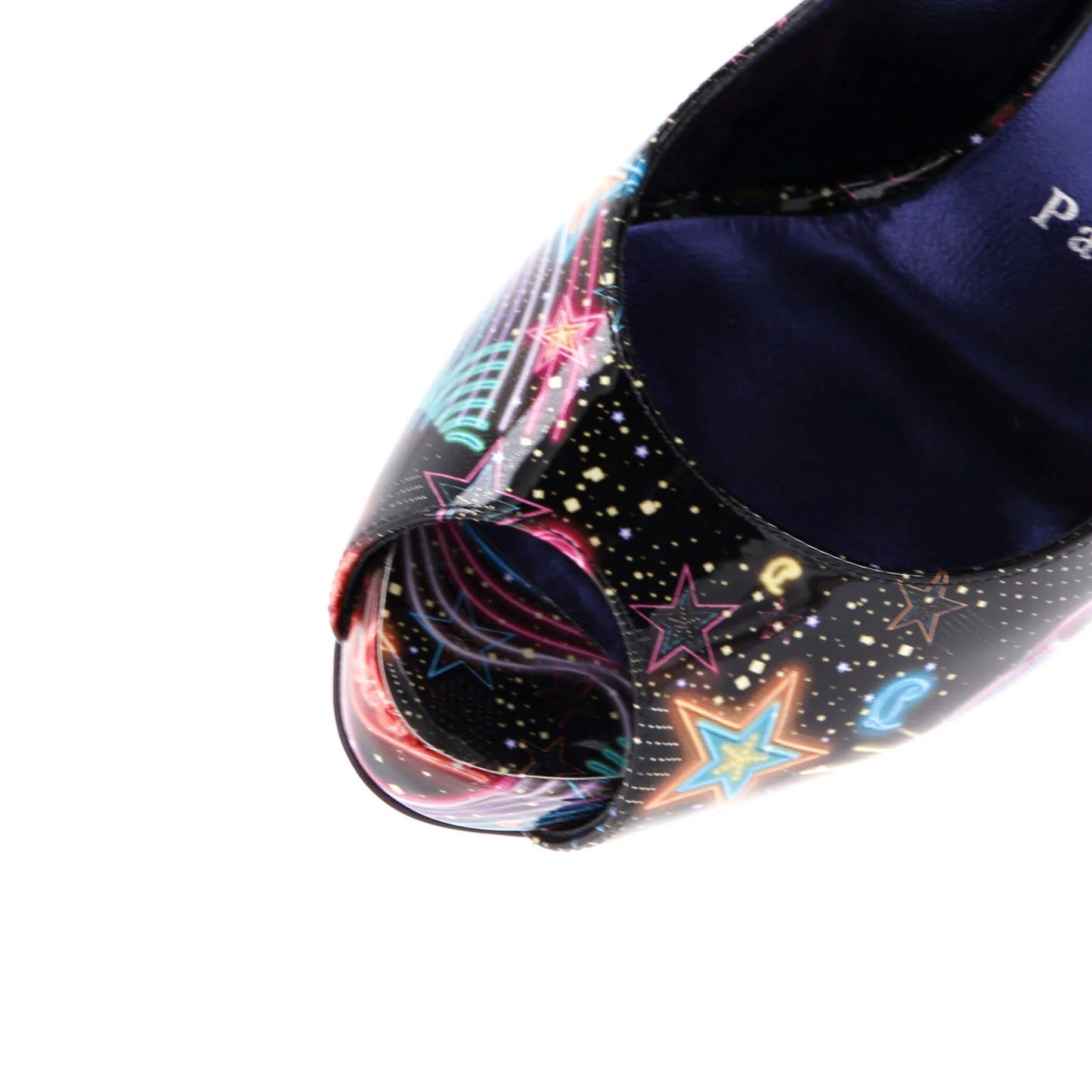 Christian Louboutin Women'S Hot Chick Sling Alta Pumps Printed Patent 120