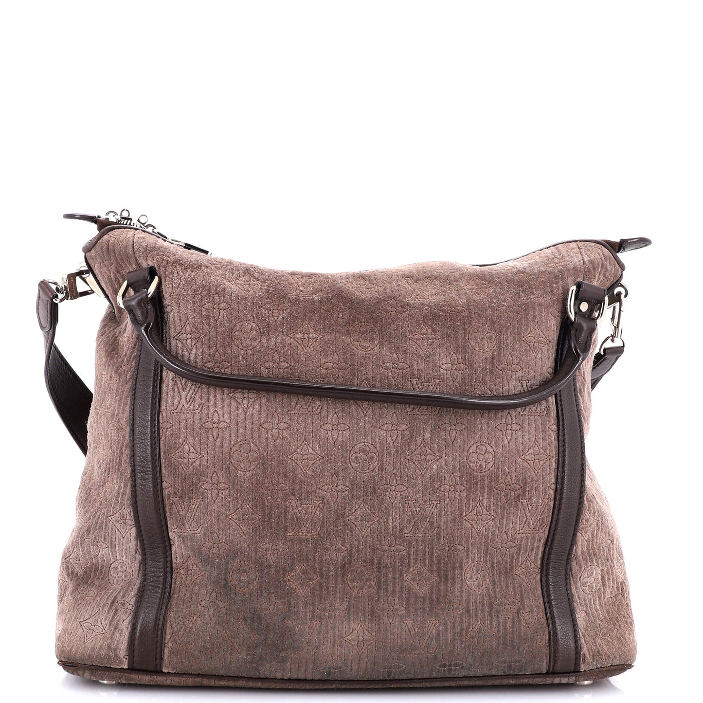 Louis Vuitton Antheia Ixia Handbag Suede Mm