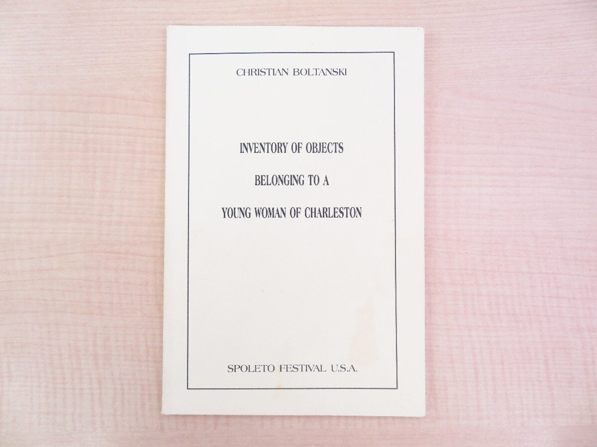 Christian Boltanski Inventory Of Objects