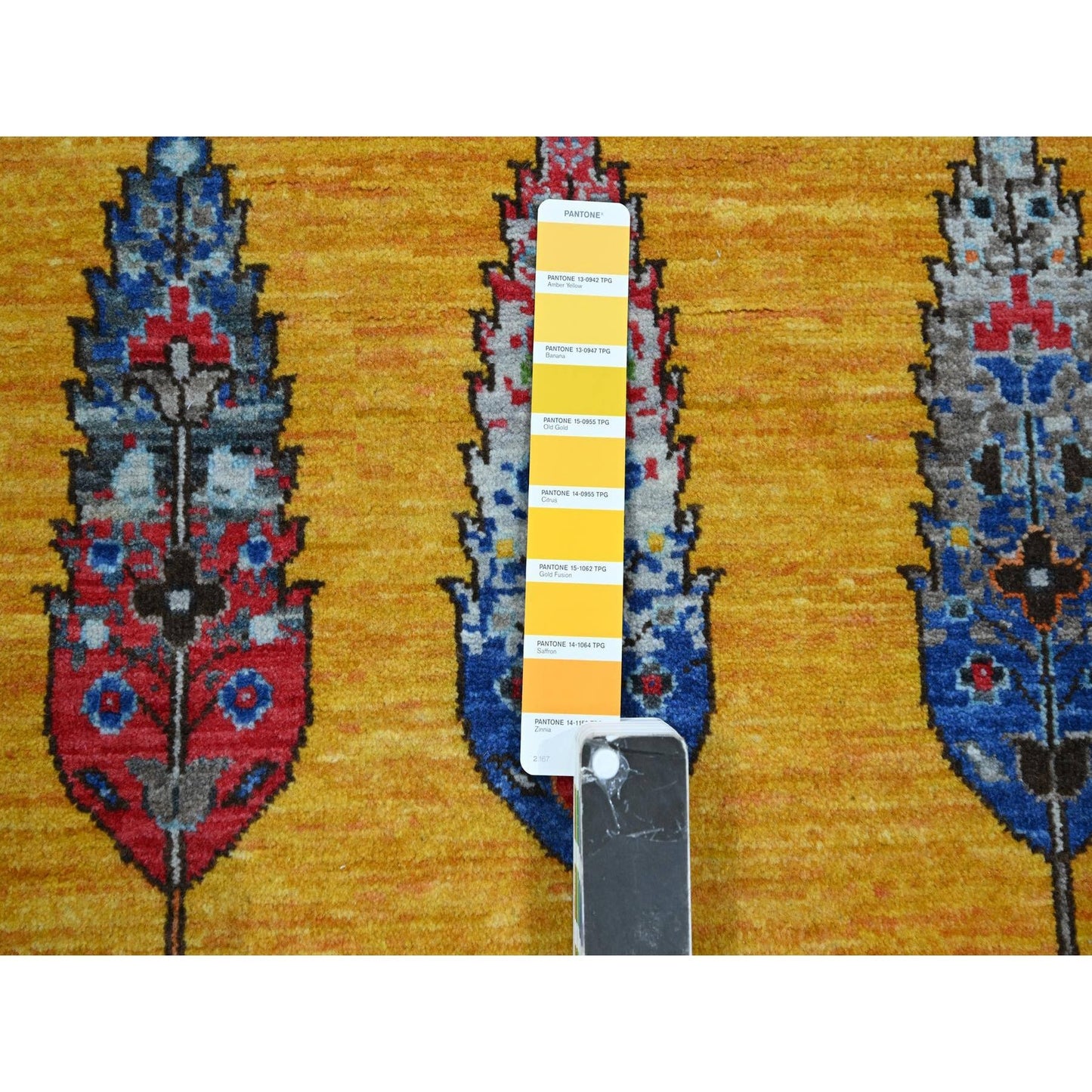 9'X12' Gray Pictorial With Tree And Animals Design Hand Knotted Wool Rug