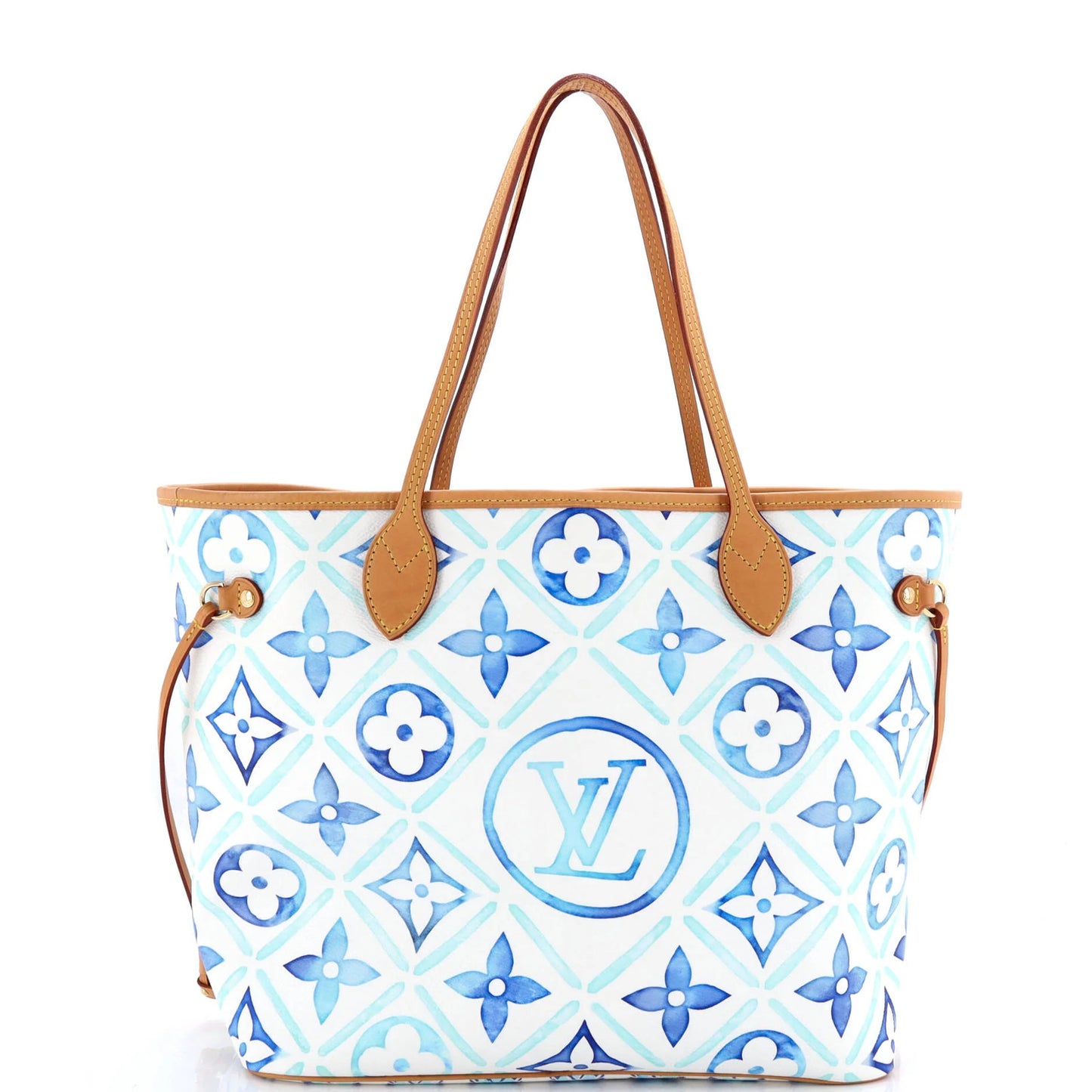 Louis Vuitton Neverfull Nm Tote By The Pool Monogram Tile Canvas Mm