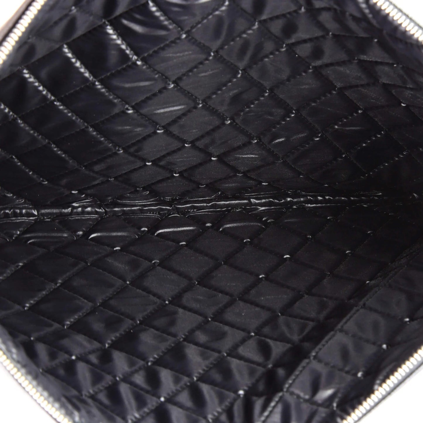 Chanel Deauville Pouch Studded Caviar Large