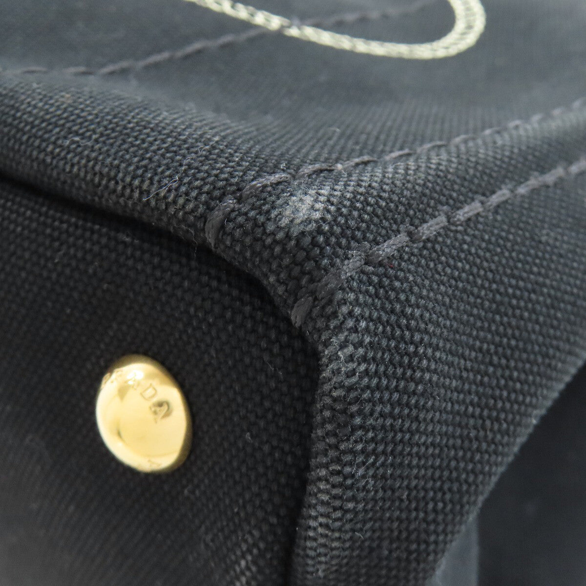 Prada Handbag Canapa Mini 2Way Canvas