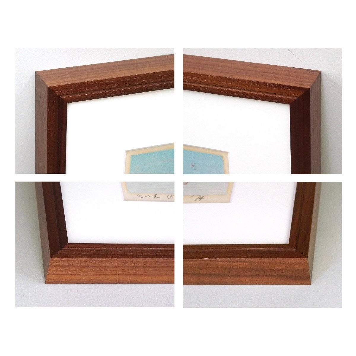 Joichi Hoshi White Tree (A) 1974 Original Woodblock Print Limited Ed.99 Signed