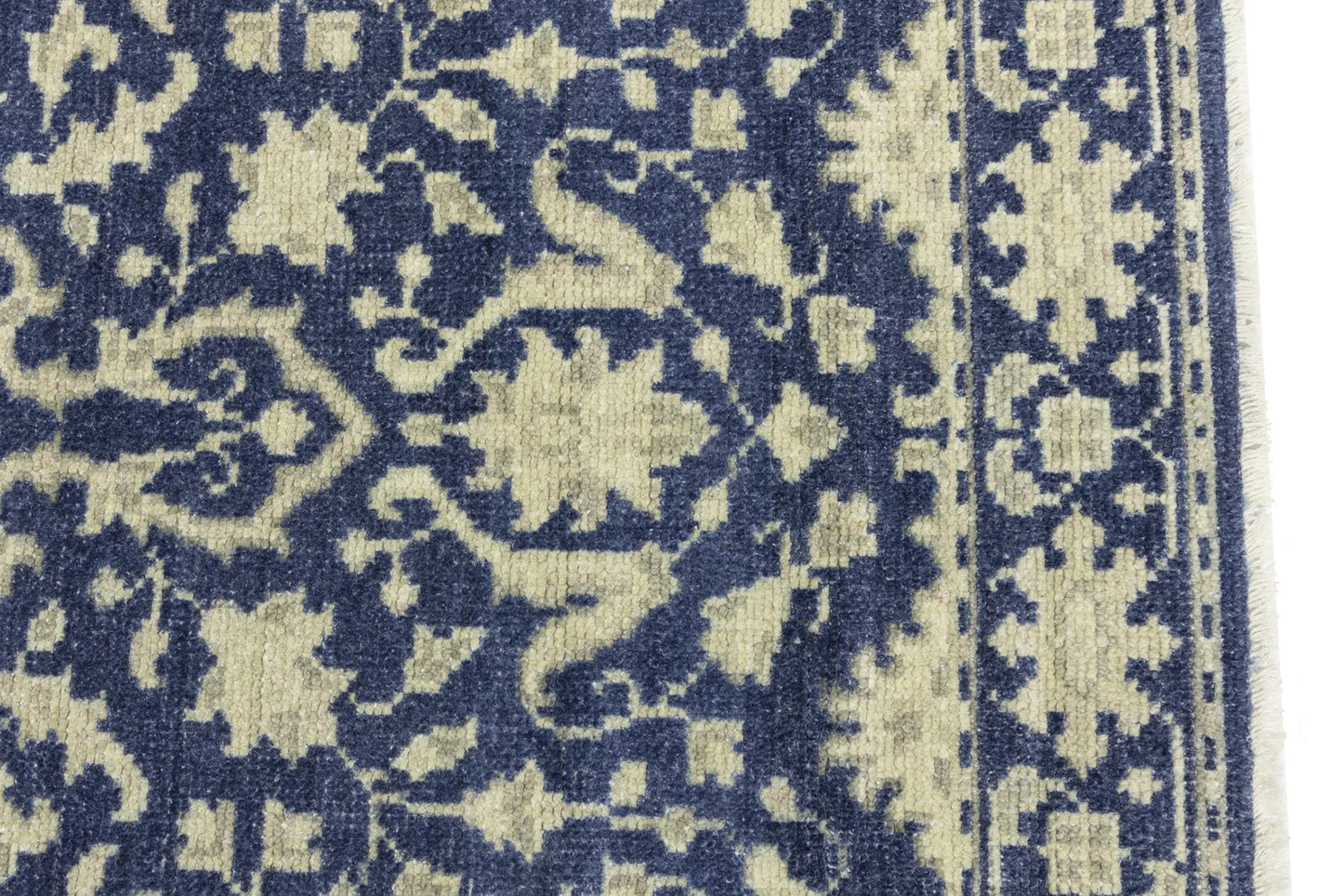 3X5 Ft Transitional Oriental Rug Muted Floral