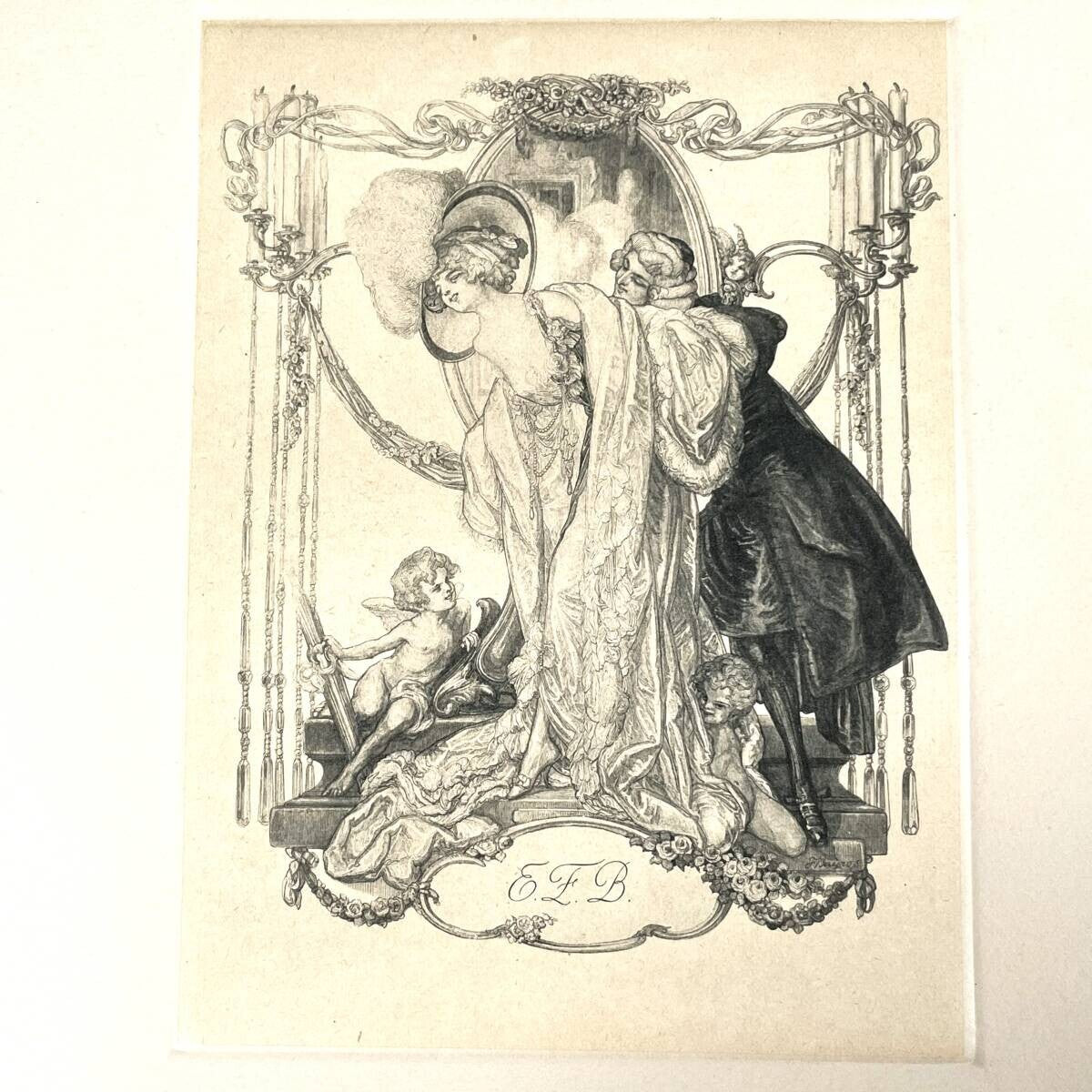 21 Exlibris Von Franz Von Bayros Limited Edition 500 1920S Art Nouveau Portfolio