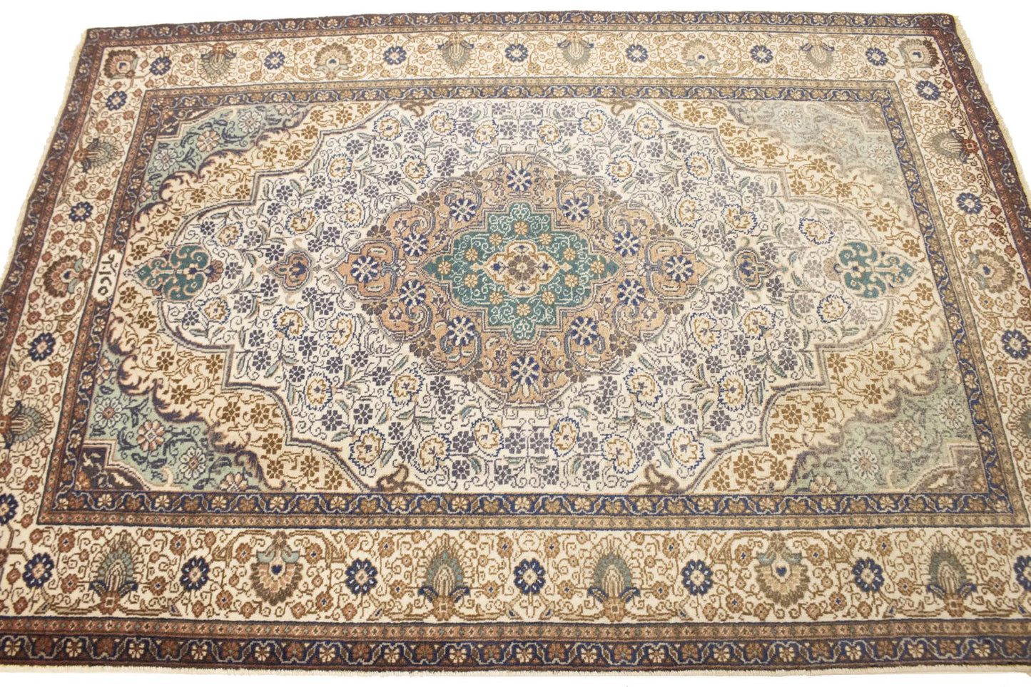 Semi-Antique Traditional Oriental Rug Muted
