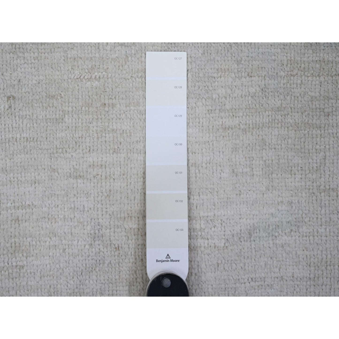 8'10"X11'4" Winter White Vegetable Dyes Afghan Angora Oushak Oriental Rug