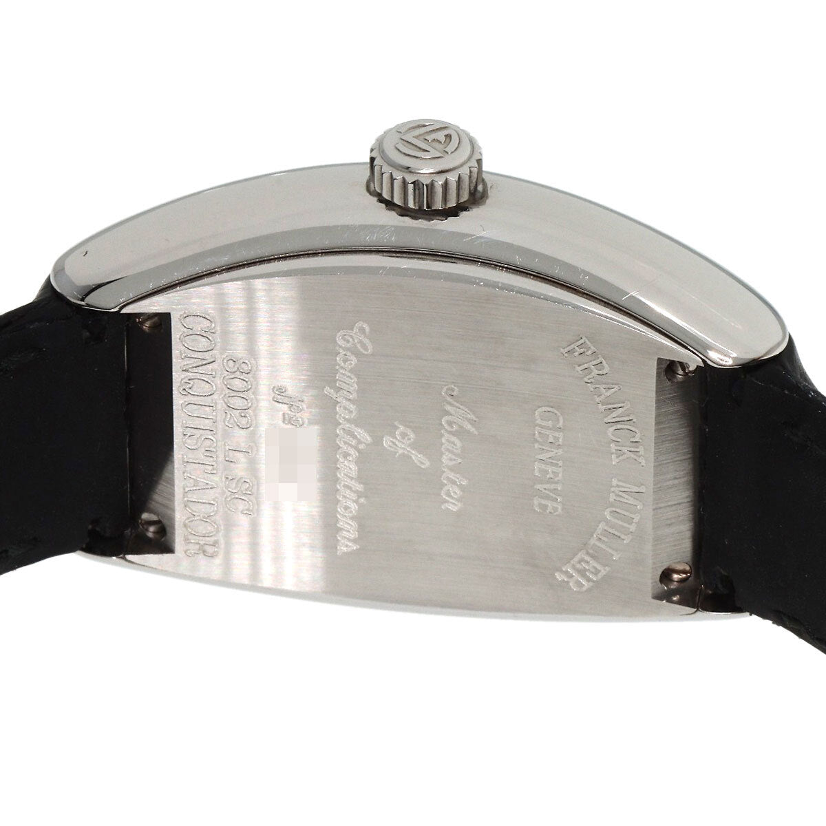 Franck Muller Conquistador Watches 8002Lsc Stainless Steel/Leather Ladies