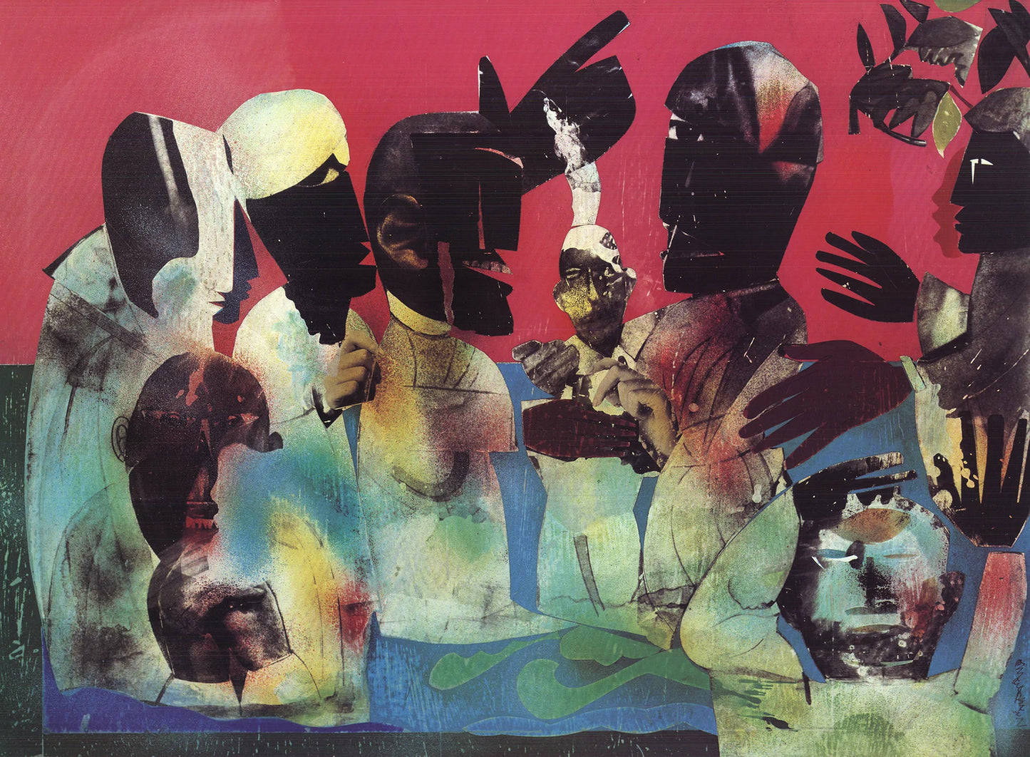 Romare Bearden Carolina Shout " Offset Lithograph African American