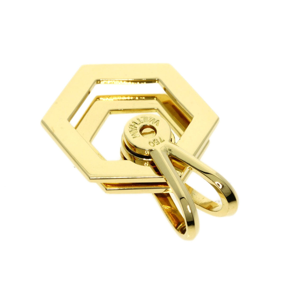 Waltham Pendant Top Diamond K18 Yellow Gold