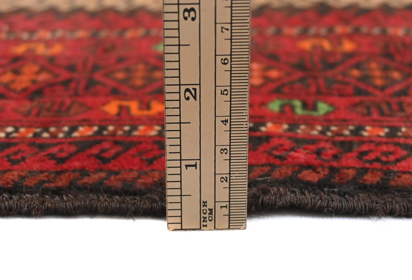Cream Tribal Geometric Design Handmade Oriental