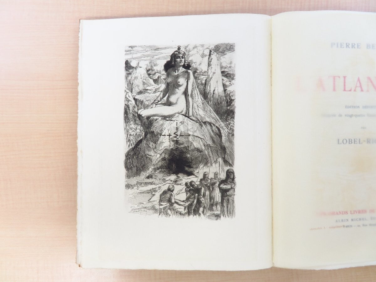Latlantide By Pierre Benoit - Illustrated By Lobel-Riche - First Edition - 1922