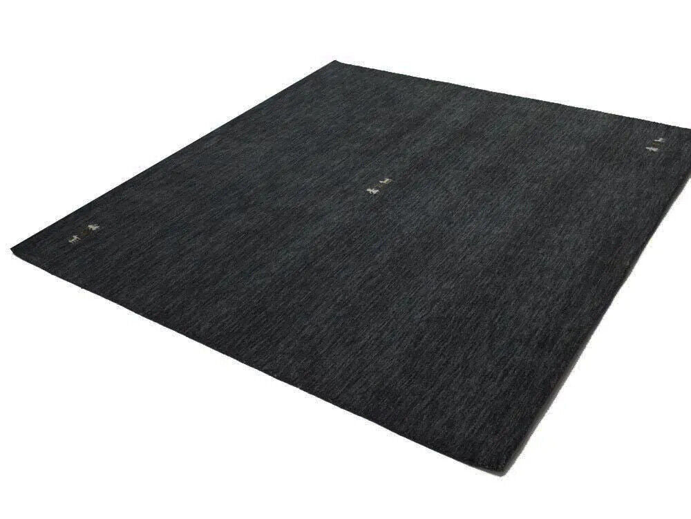 Charcoal Tribal Design Square 6X6 Gabbeh Modern