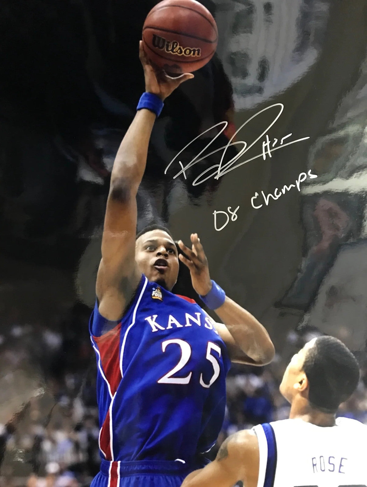 Brandon Rush 08 Ncaa Champs Autographed 16X20 Photo