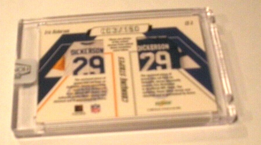 Eric Dickerson 2016 Panini Honors Game Used Dual