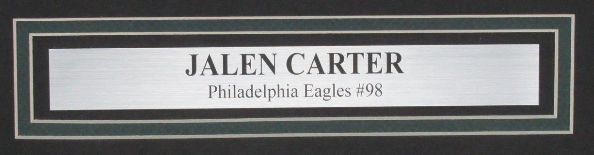 Jalen Carter Signed/Auto 16X20 Photo Philadelphia