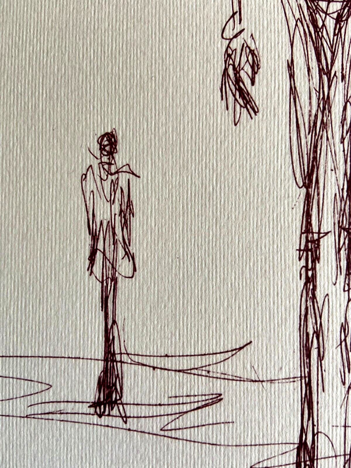 Alberto Giacometti Lithograph ' Woman ' Coa