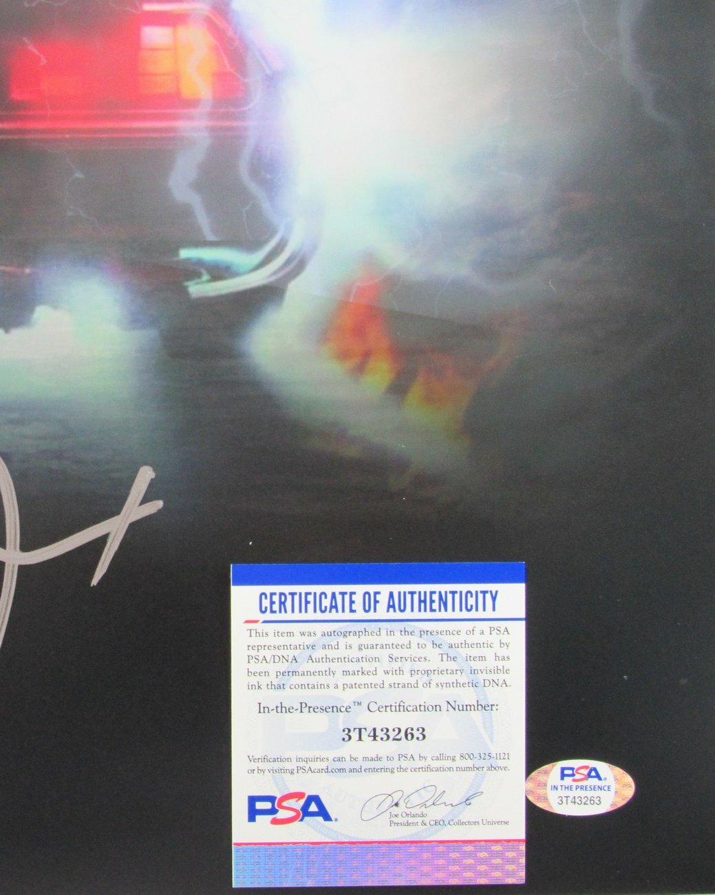 Michael J Fox Signed/Auto 16X20 "Back To The