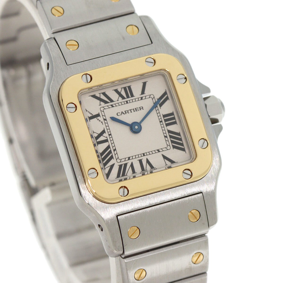 Cartier Santosgalbe Sm Watches W20012C4 Stainless Steel/Ssxk18Yg Ladies