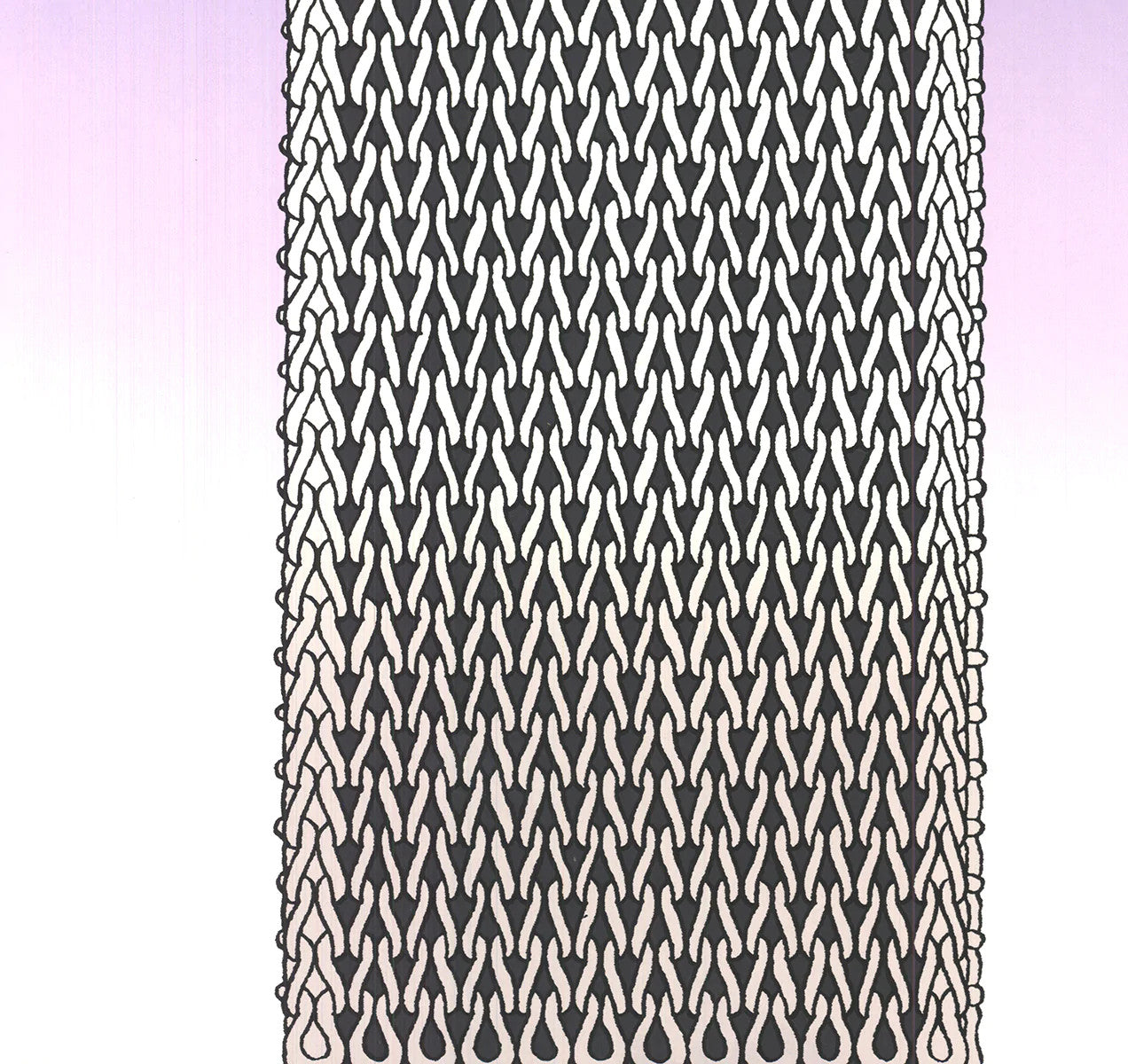 Michel Granger Galerie Marquet " Serigraph Surrealism Purple Sil