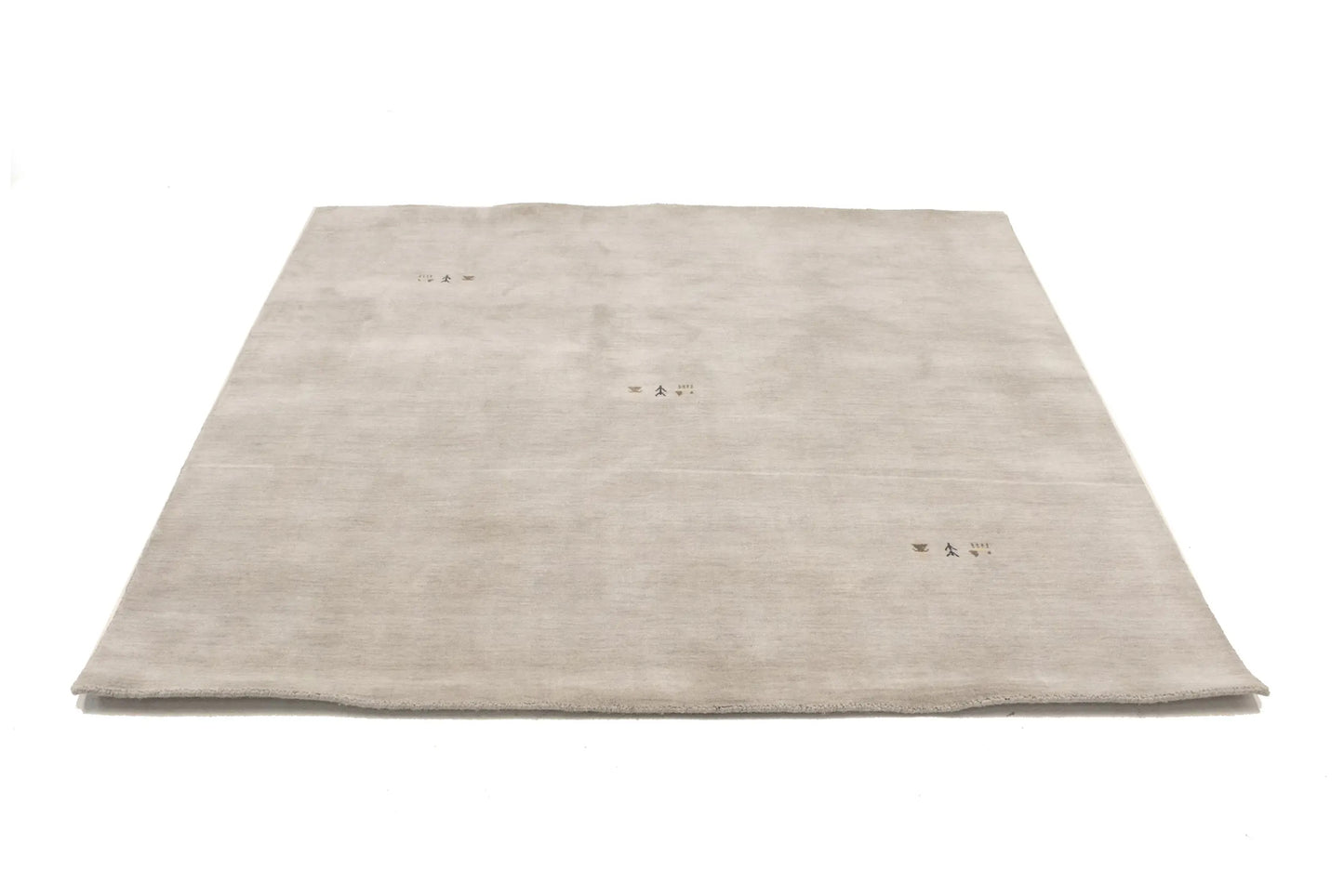 Handmade Pictorial Tribal Gabbeh Square Rug