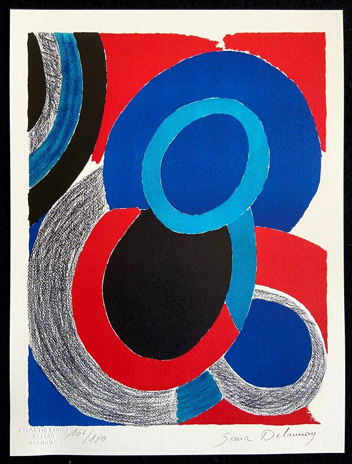Sonia Delaunay Lithograph Coa Signed In Pen