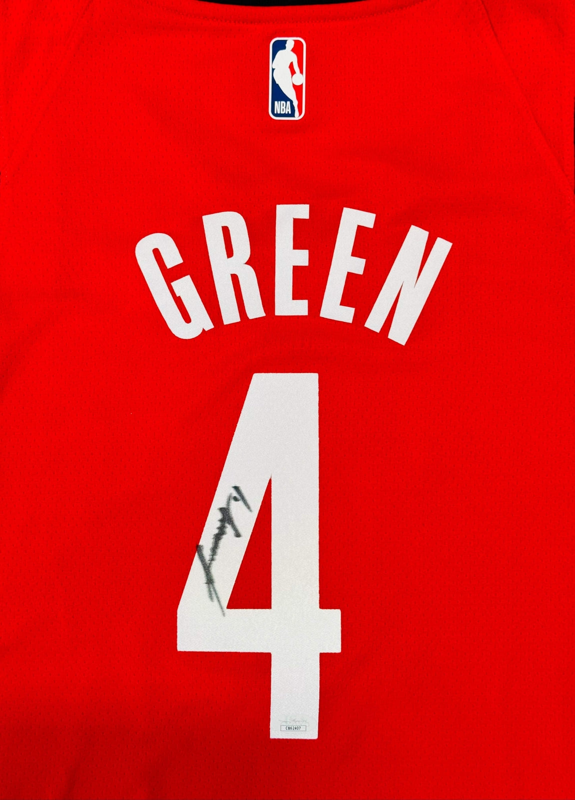 Jalen Green Autographed Houston Rockets Authentic Nike Jersey (Jsa)