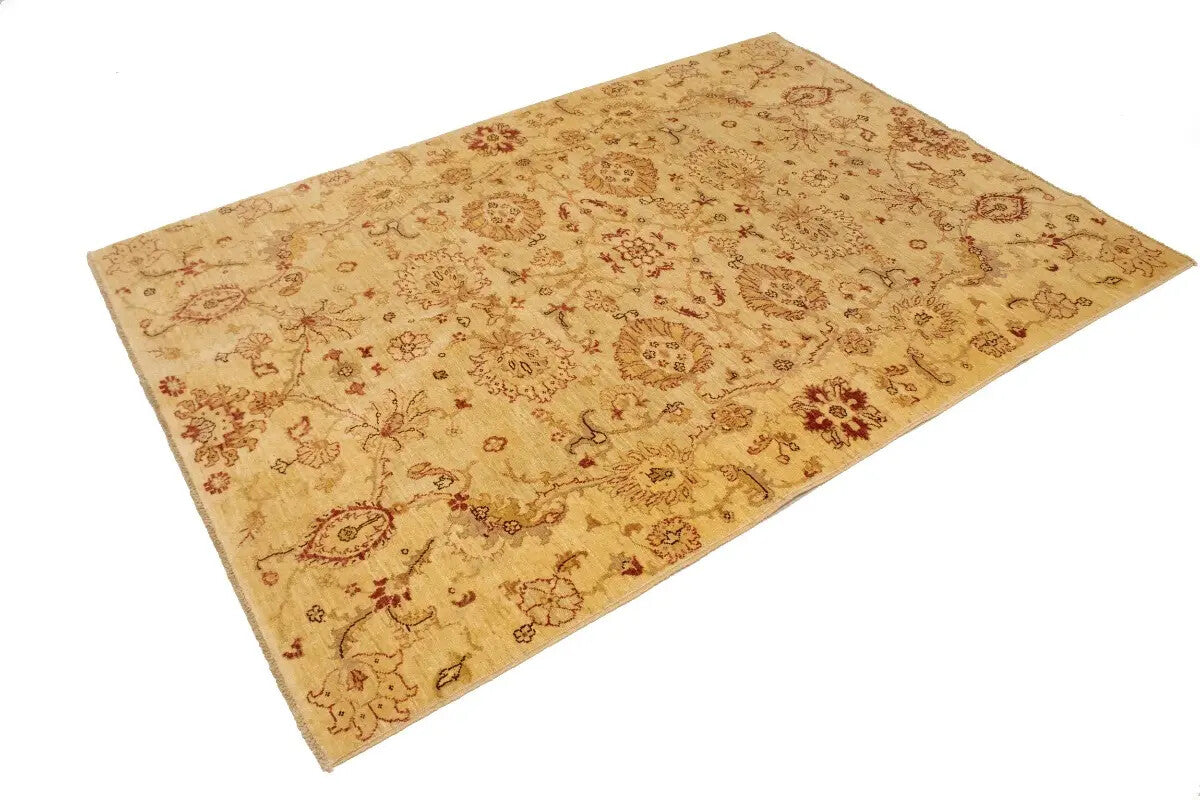 5X7 Ft Vintage Hand-Knotted Red Tribal Oriental